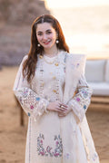 Chikankari Multi Thread Embroidered Lawn 3-Piece Stitched Suit with Organza Dupatta | Ready To Wear