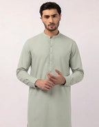 Mint Blended Semi-Formal Kameez Shalwar for Men | Ready To Wear