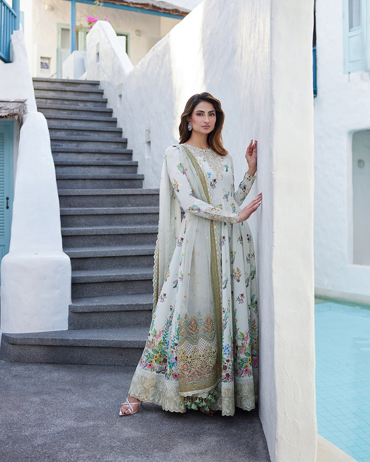 03-Piece Lawn Embroidered Suit - Ready To Wear