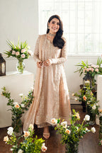 03 Piece Stitched Embroidery Chiffon Suit - Ready To Wear