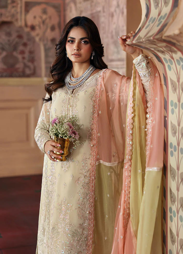 03 Piece Stitched Chiffon Suit - Ready To Wear