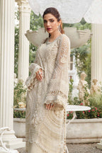 03 Piece Stitched Embroidered Chiffon Suit - Ready To Wear
