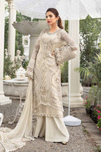 03 Piece Stitched Embroidered Chiffon Suit - Ready To Wear