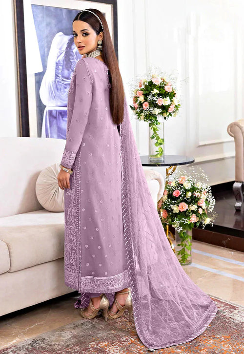 03 Piece Stitched Chiffon Suit - Ready To Wear