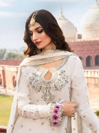 03 Piece Stitched Chiffon Embroidered Suit - Ready To Wear