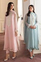 03 Piece Stitched Chiffon Suit - Ready To Wear