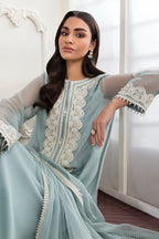 03 Piece Stitched Chiffon Suit - Ready To Wear