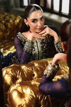 03 Piece Stitched Chiffon Suit - Ready To Wear