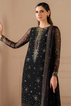 03 Piece Stitched Chiffon Suit - Ready To Wear