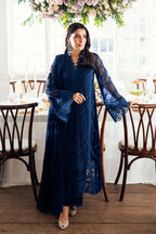 03 Piece Stitched Luxury Chiffon Dress - Ready To Wear