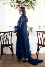 03 Piece Stitched Luxury Chiffon Dress - Ready To Wear