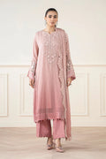 03 Piece Stitched Chiffon Embroidery Suit - Ready To Wear