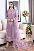 03 Piece Stitched Chiffon Suit - Ready To Wear