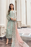 03 Piece Stitched Chiffon Embroidery Suit - Ready To Wear