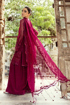 03 Piece Stitched Chiffon Suit - Ready To Wear