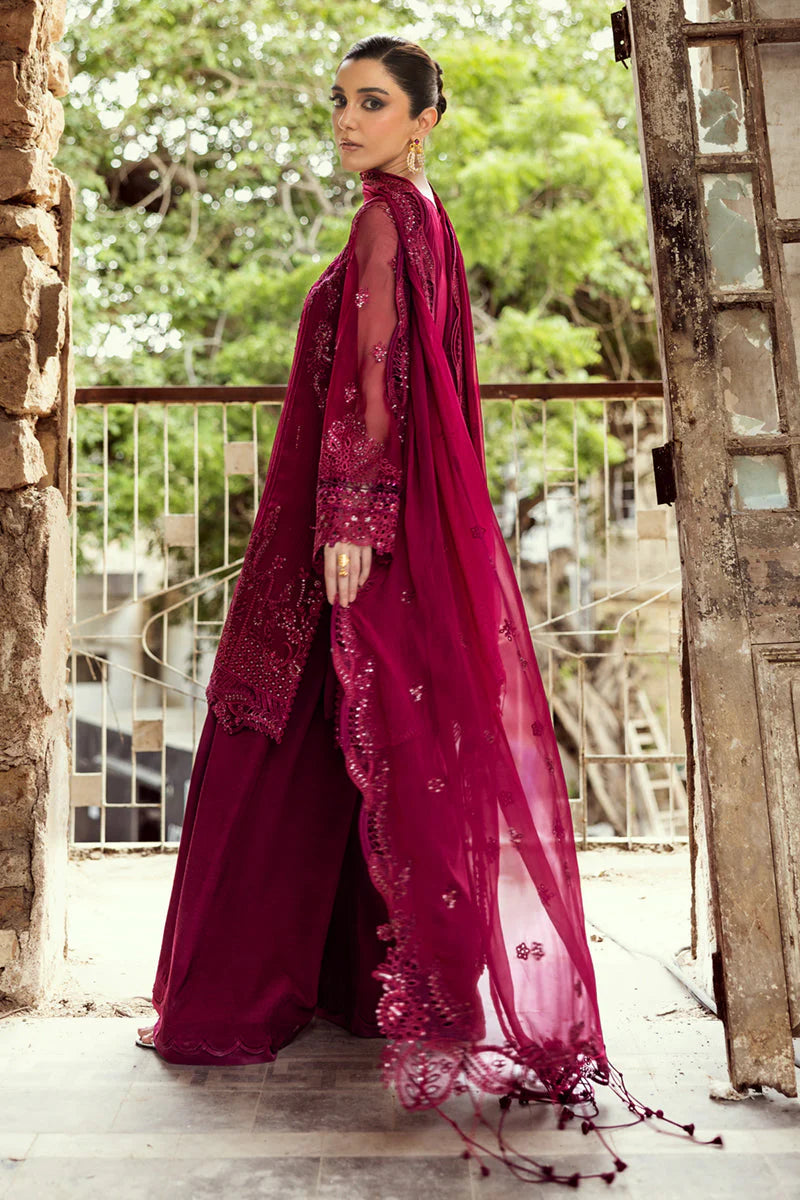 03 Piece Stitched Chiffon Suit - Ready To Wear