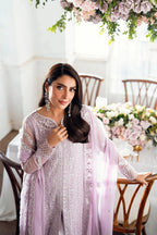 03 Piece Stitched Chiffon Embroidery Suit - Ready To Wear