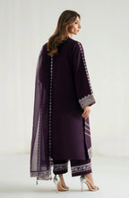 03 Piece Stitched Chiffon Suit - Ready To Wear