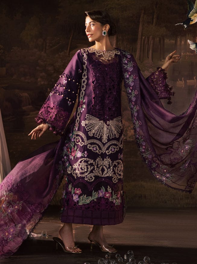 03-Piece Lawn Embroidered Suit Ready To Wear