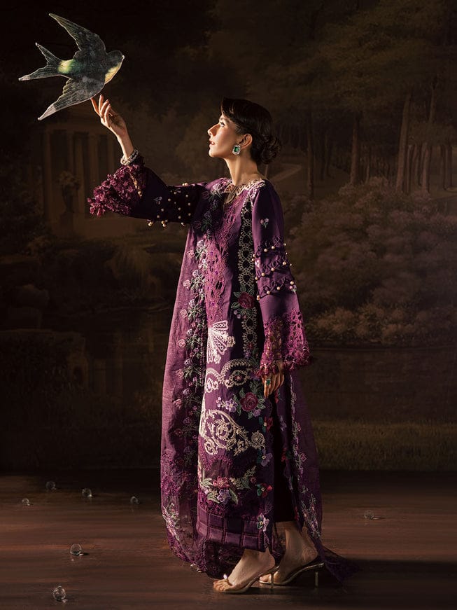 03-Piece Lawn Embroidered Suit Ready To Wear
