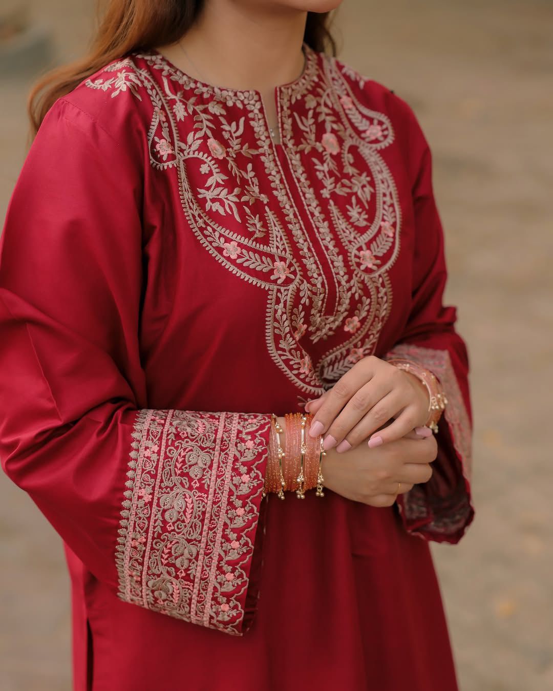 03-Piece Lawn Embroidered Suit Ready To Wear