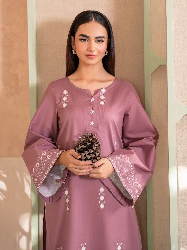 03-Piece Lawn Embroidered Suit Ready To Wear