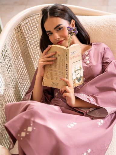 03-Piece Lawn Embroidered Suit Ready To Wear