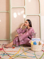 03-Piece Lawn Embroidered Suit Ready To Wear