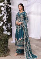 Chikankari Embroidered 3-Piece Stitched Suit with Khaddi Net Dupatta – Ready To Wear