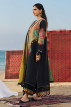 Heavy Embroidered Swiss Lawn 3-Piece Stitched Suit with Embroidered Chiffon Dupatta | Ready To Wear