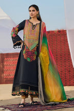 Heavy Embroidered Swiss Lawn 3-Piece Stitched Suit with Embroidered Chiffon Dupatta | Ready To Wear
