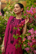 Heavy Embroidered Lawn 3-Piece Stitched Suit with Pearls & Laser Work | Khaddi Net Dupatta | Ready To Wear