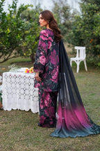 Digital Printed Lawn 3-Piece Stitched Suit with Embroidered Chiffon Dupatta | Ready To Wear