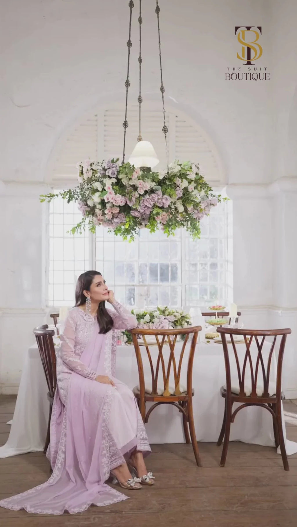 03 Piece Stitched Chiffon Embroidery Suit - Ready To Wear