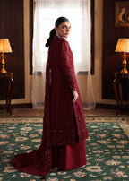 03 Piece Stitched Chiffon Embroidered Suit - Ready To Wear