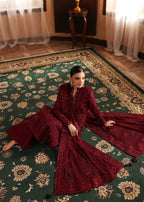 03 Piece Stitched Chiffon Embroidered Suit - Ready To Wear