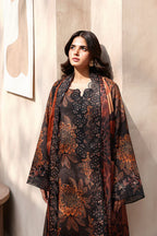 03-Piece Printed Lawn Suit - Ready To Wear
