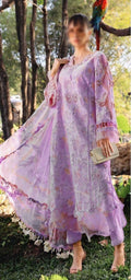 03-Piece Lawn Suit With Embroidery - Ready To Wear