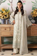 03 Piece Stitched Chiffon Embroidery Suit - Ready To Wear